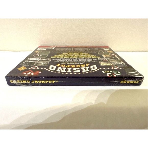 CASINO JACKPOT PC Game 2001 eGames Windows 95/98/ME Rare Mint  BRAND NEW SEALED - Picture 4 of 4